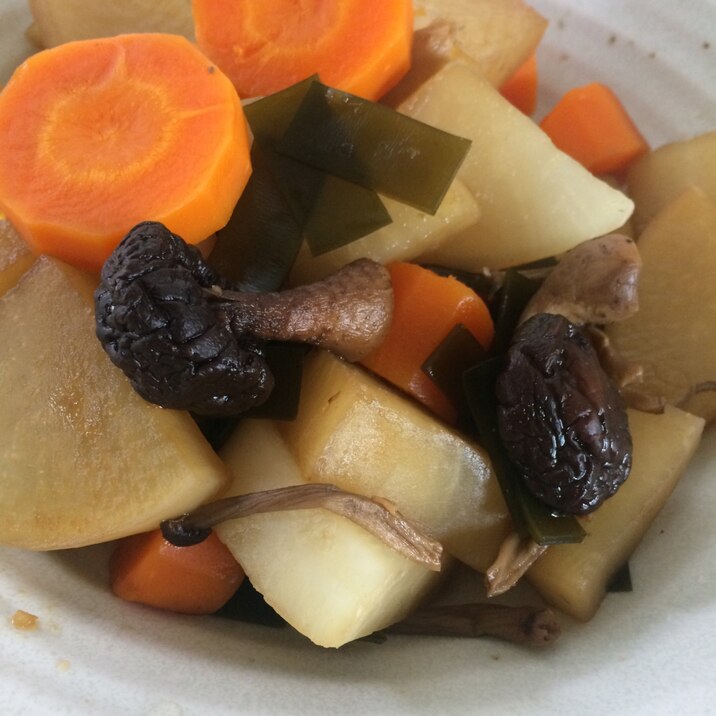 干し椎茸で旨みたっぷりの大根と人参の煮物 レシピ 作り方 By けけり 楽天レシピ